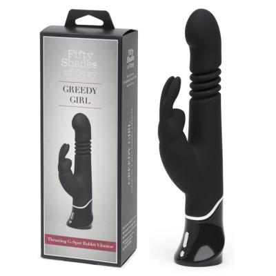 Greedy Girl Thrusting G-Spot - Vibrateur Rechargeable Double Stimulation - Fifty Shades of Grey