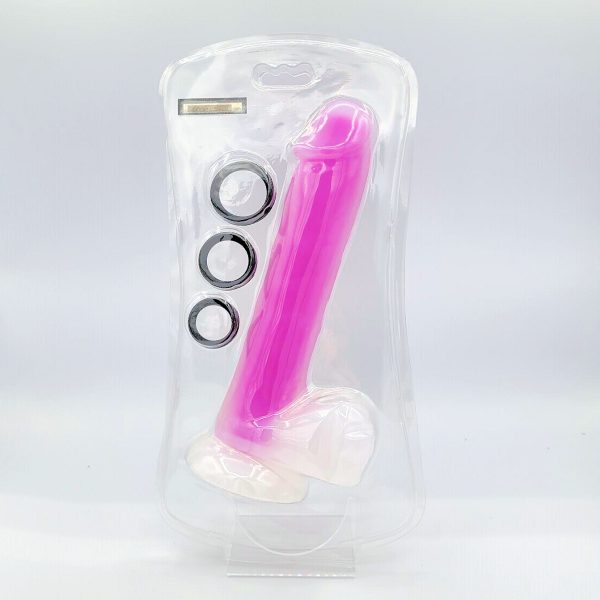 Liquid Pleasure 9 Clear - Gode en Silicone Liquide avec Ensemble d'Anneau – Image 2