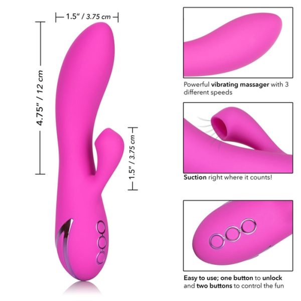 Malibu Minx - California Dreaming - Vibrateur Double Stimulation avec Succion - CalExotics – Image 6