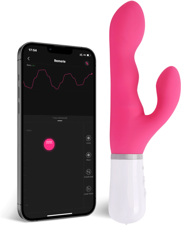 Nora - Vibrateur Double Stimulation avec Application - Bluetooth - Lovense – Image 3