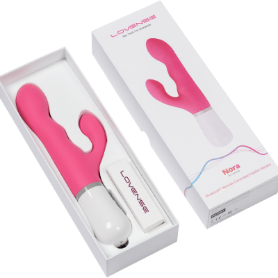 Nora - Vibrateur Double Stimulation avec Application - Bluetooth - Lovense