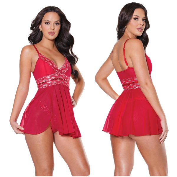 Nuisette et String - 22301 - Coquette