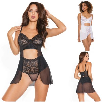 Nuisette et String - 223101 - Coquette