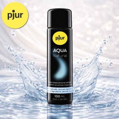 pjur AQUA Natural lubrifiant à base d’eau 99,5% naturel à la glycérine végétale