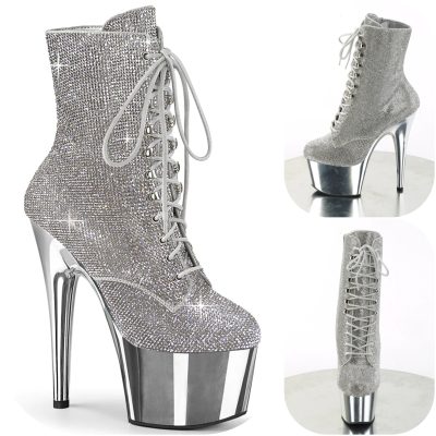 Adore - Bottillons avec Strass - Soulier - 1020CR - Pleaser