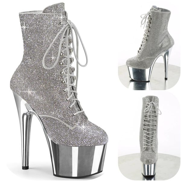 Adore - Bottillons avec Strass - Soulier - 1020CR - Pleaser