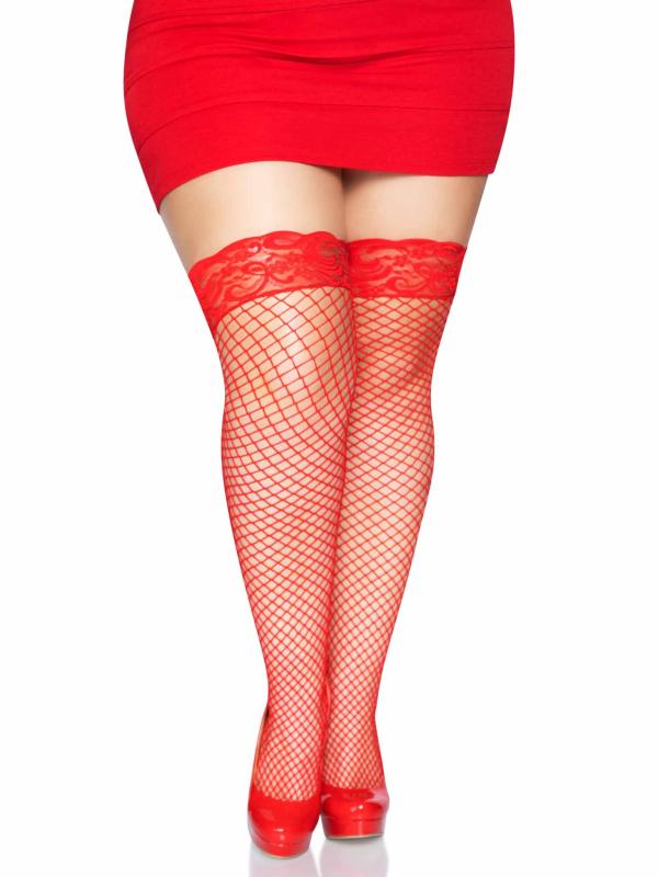 Bas Stay Up en Résille - 9201X - Grande Taille - Leg Avenue – Image 3