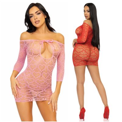 Mini-Robe en Résille - 86137 - Leg Avenue