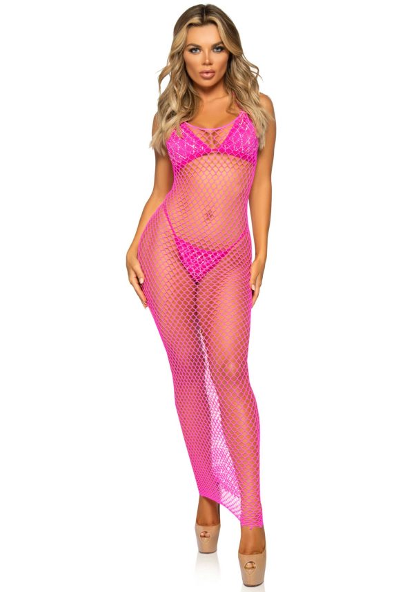 Robe Longue en Filet - 86963 - Leg Avenue – Image 3