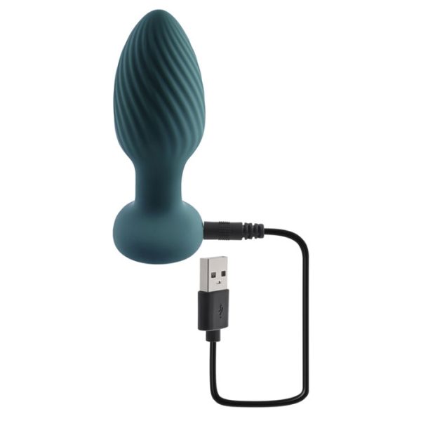 Spinning Tail Teaser - Plug Anale Vibrante avec Rotation à Distance - Playboy Pleasure – Image 4