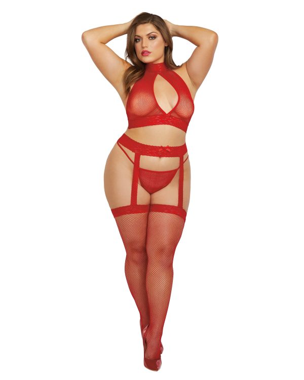 BodyStocking 3pcs - 0375X - Grande Taille - Dreamgirl – Image 5