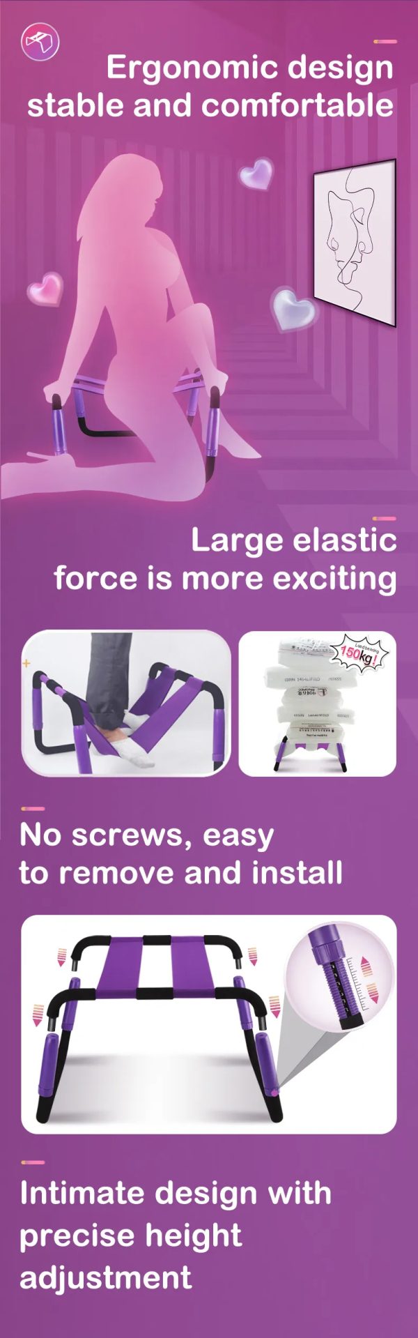 Detachable Sex Chair - Chaise de Positions Sexuelles – Image 10