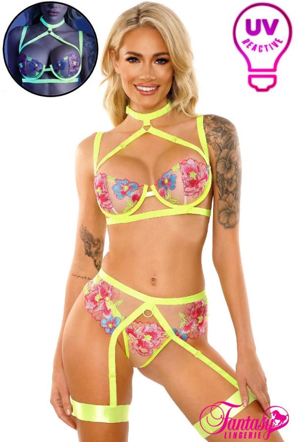 Ensemble 3pcs - FAGL2104 - Fantasy Lingerie – Image 5