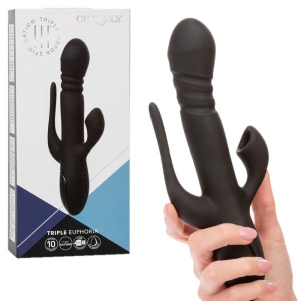 III Triple Euphoria - Vibrateur Triple Stimulation - CalExotics