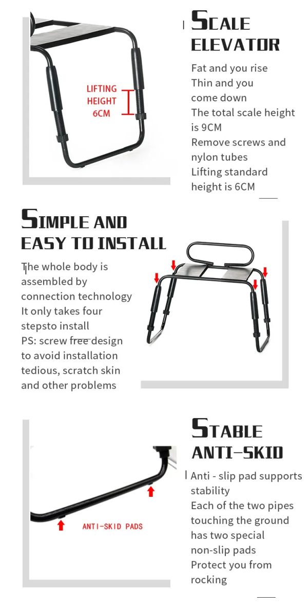 Love Chair Bathroom Style 2 - Chaise de Positions Sexuelles – Image 13