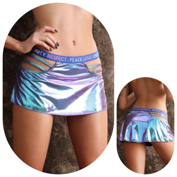 Mini-Jupe Wetlook - FAAF971 - Fantasy Lingerie