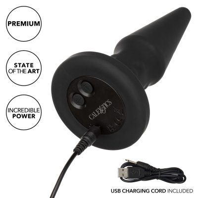 Surfez sur les vagues de l'extase vers des territoires de plaisir inexplorés avec la plug anale Beaded Rimming Probe de la collection Bionic de CalExotics.