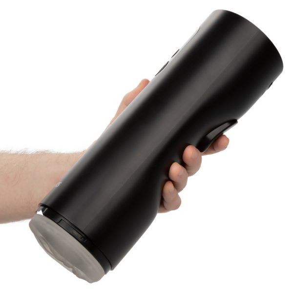 Enveloppez-vous d'un plaisir à la pointe de la technologie avec le puissant masturbateur Thrusting Masturbator de la collection Bionic.