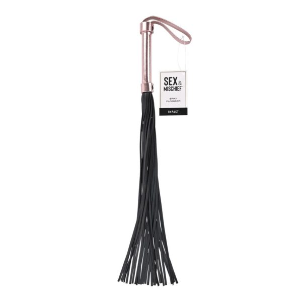 Briser toutes les règles n'a jamais été aussi agréable avec le Brat Flogger de la collection Sex & Mischief