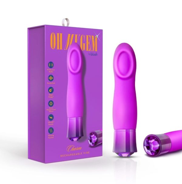 Charm - Oh My Gem - Vibrateur Classique Réchauffant - Blush