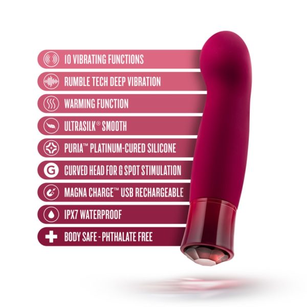 Classy - Oh My Gem - Vibrateur Classique Réchauffant - Blush – Image 3