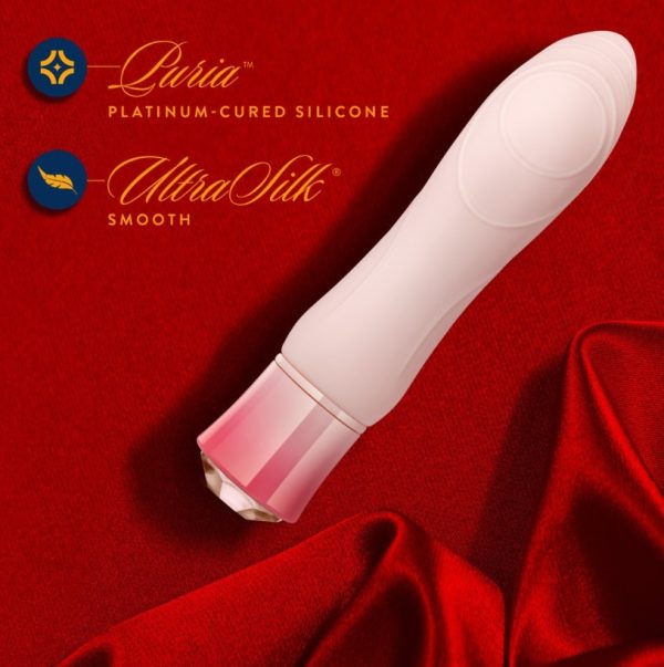 Elegant - Oh My Gem - Vibrateur Classique Réchauffant - Blush – Image 6