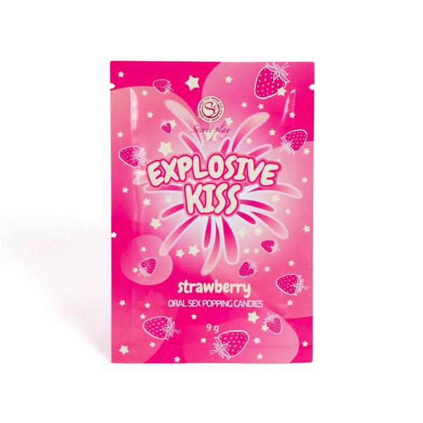 Ajoutez un élément sensationnel à vos séances de sexe oral et préparez-vous à être séduit pour la vie avec Explosive Kiss de Secret Play