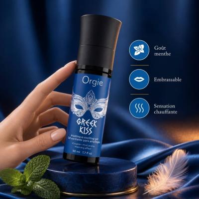 Greek Kiss - Anallingus Stimulating Gel - Gel Anal Stimulant - Orgie