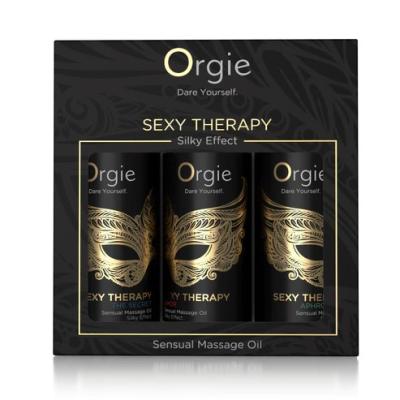 La compagnie Orgie a créé une mini collection de ses huiles de massage sensuel Sexy Therapy.