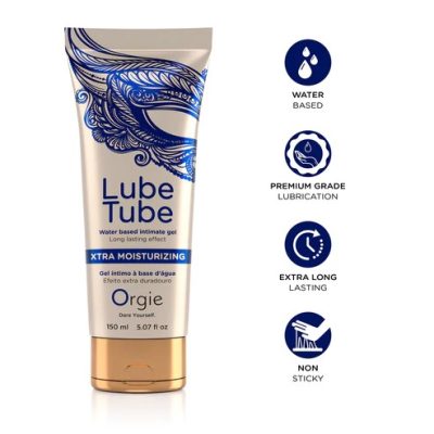 Xtra Moisturizing Lube Tube de la collection Orgie est un gel intime à base d'eau avec une lubrification de qualité supérieure de longue durée. 