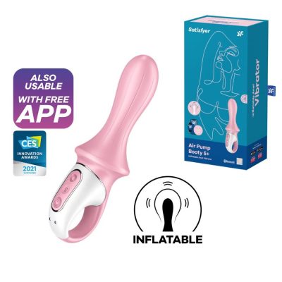 Le Air Pump Booty 5 de Satisfyer vous réserve de belles sensations grâce à ses vibrations et sa tige gonflable.