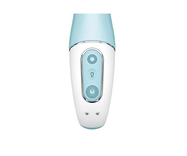 Le Air Pump Vibrator 5+ de Satisfyer vous fait profiter d’une tige gonflable graduellement ainsi que de puissantes vibrations, qui peuvent être utilisées indépendamment.