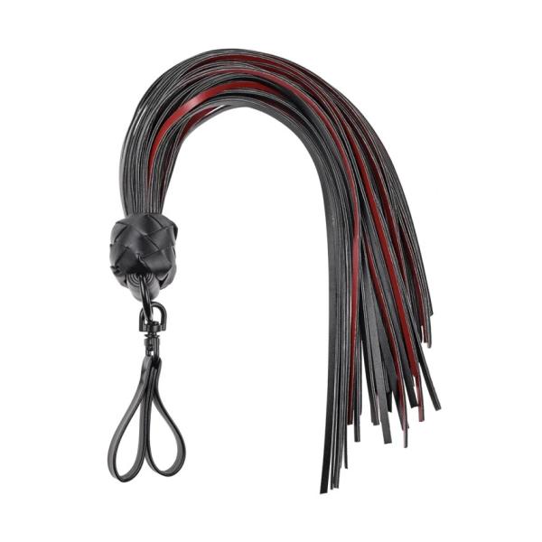 Un plaisir indescriptible est au bout de vos doigts avec le fouet Finger Flogger de la collection Saffron de Sportsheets.