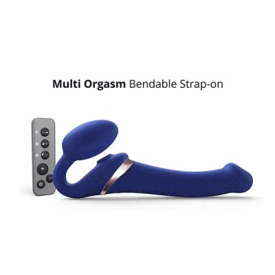 Soulignant l’héritage de Strap-on-me avec son design iconique, le Multi Orgasm Bendable Strap-On allie élégance et modernité.