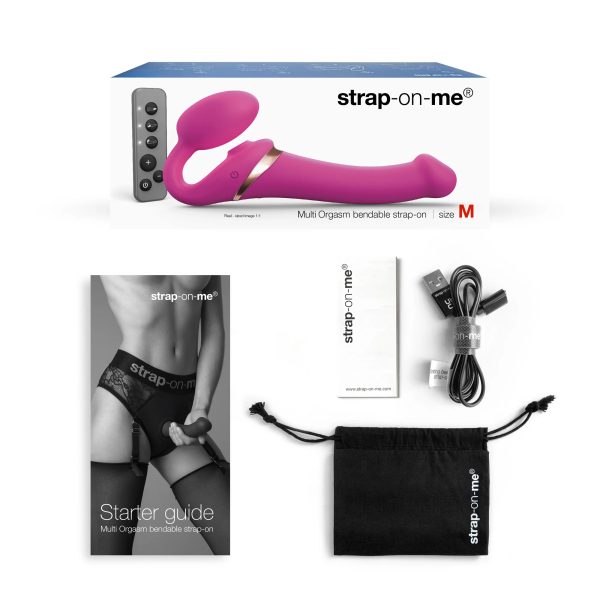 Soulignant l’héritage de Strap-on-me avec son design iconique, le Multi Orgasm Bendable Strap-On allie élégance et modernité.