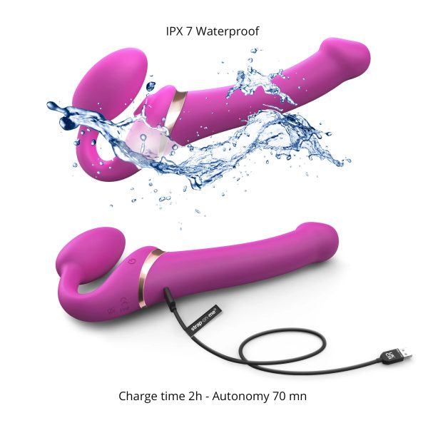 Soulignant l’héritage de Strap-on-me avec son design iconique, le Multi Orgasm Bendable Strap-On allie élégance et modernité.