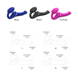 Soulignant l’héritage de Strap-on-me avec son design iconique, le Multi Orgasm Bendable Strap-On allie élégance et modernité.