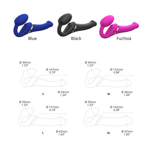 Soulignant l’héritage de Strap-on-me avec son design iconique, le Multi Orgasm Bendable Strap-On allie élégance et modernité.