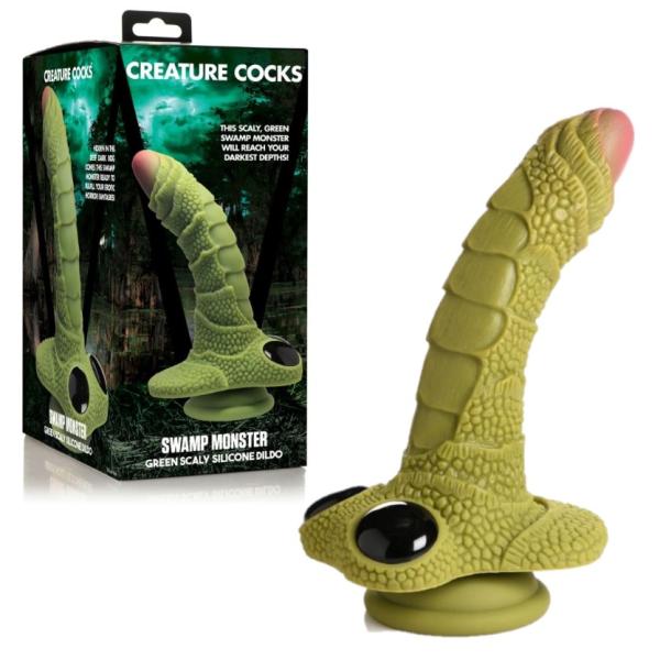 Plongez au cœur de nouveaux fantasmes avec le gode Swamp Monster de Creature Cocks !