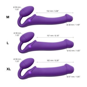 Le Vibrating Bendable Strap-On de la collection Strap-On-Me n'est pas comme les autres