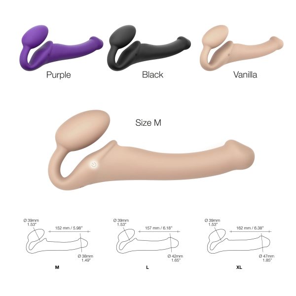 Le Vibrating Bendable Strap-On de la collection Strap-On-Me n'est pas comme les autres