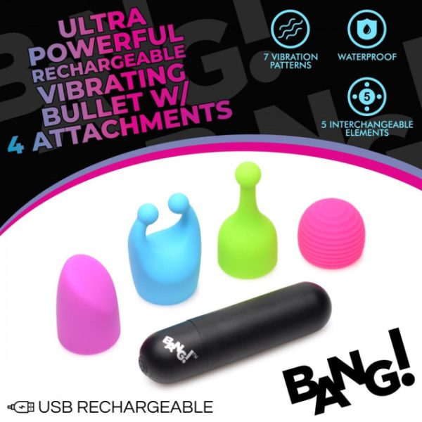 L'ensemble 7x Bullet With 4 Attachments de la collection Bang!