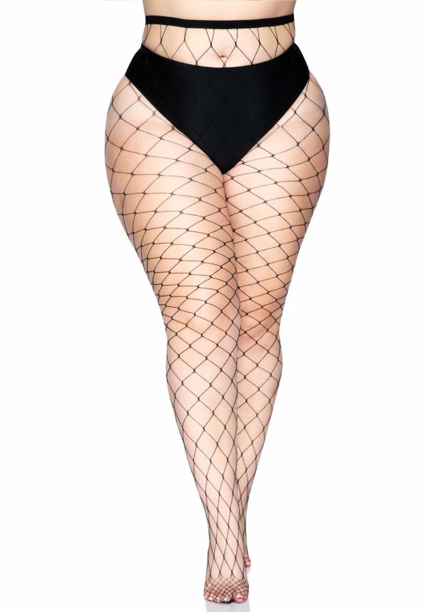Collant en Filet - 9905Q - Grande Taille - Leg Avenue – Image 2