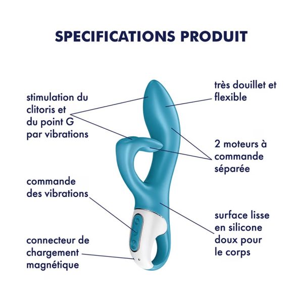Une stimulation intense avec le vibromasseur Embrace Me de Satisfyer