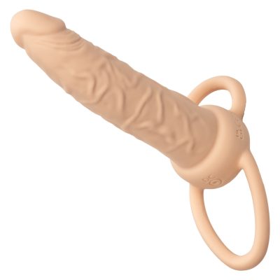 Profitez du plaisir érotique de la double pénétration avec le Rechargeable Dual Penetrator de la collection Performance Maxxx de California Exotics