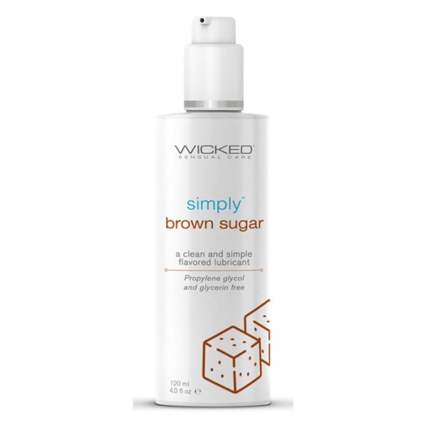 Savourez chaque goutte du lubrifiant à base d'eau aromatisé à la cassonade de Wicked