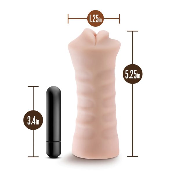 La bouche du masturbateur Skye M for Men X5 est grande ouverte, prête à vous prendre. 