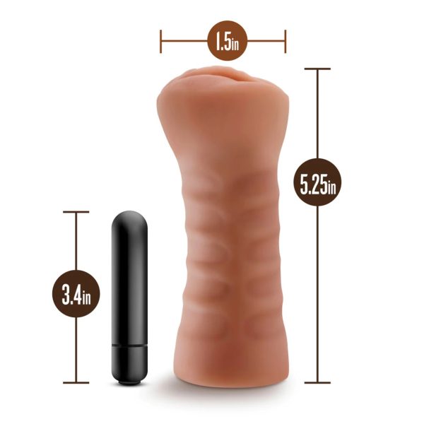 Le Masturbateur Sofia  de la collection M for Men de Blushg est doux, ouvert et prêt à jouer.