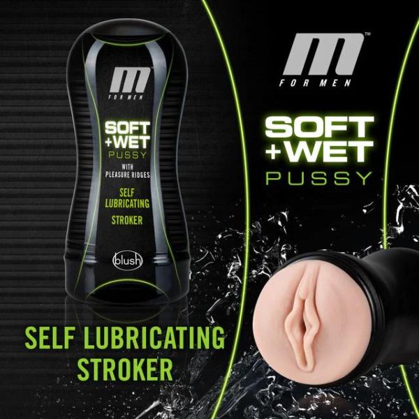 Le masturbateur Soft+Wet Pussy de la collection M for Men est plein de plaisir!
