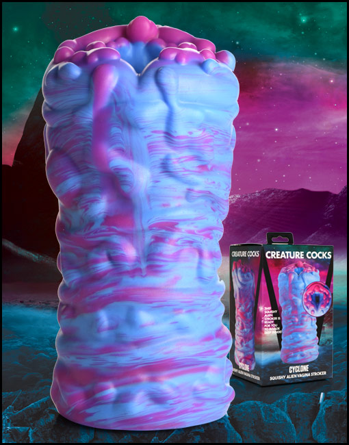 Cyclone Silicone Squishy Alien Vagina Stroker By Creature Cocks